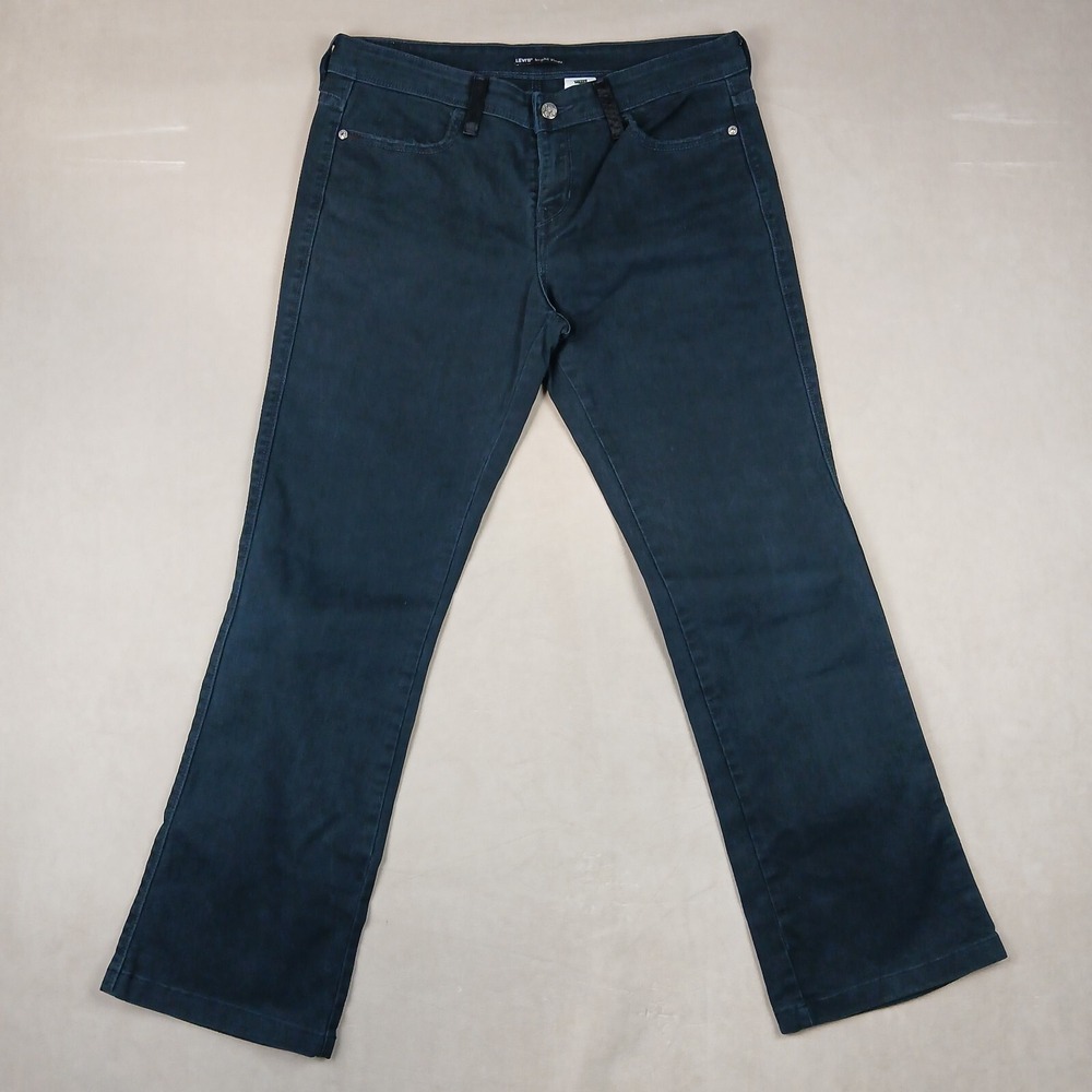 Levis Night Blues 8 M 30x28 Womens Jeans Cowgirl‎ Bootcut Stretch